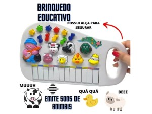 TECLADO MUSICAL BABY C/SOM VB1432 -VIP 