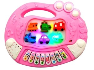 Teclado Musical Infantil com Luz e Som TOYS-25271 | Diversão e Aprendizado

