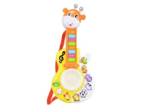 Guitarra Musical Infantil CP143948 | Brinquedo Interativo com Luzes e Sons

