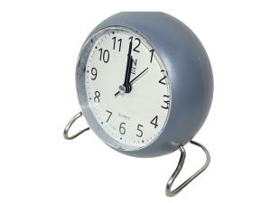 Despertador de mesa com base de metal - yn clock