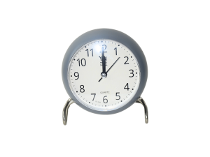 Despertador de mesa com base de metal - yn clock