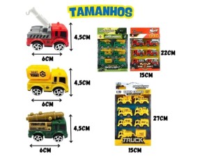 Brinquedo Conjunto Carrinhos de Construção – CP118530 