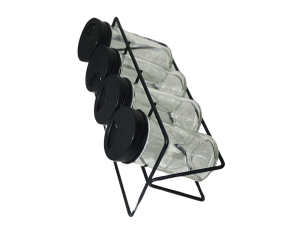 Cj porta condimento horizontal c/4 e base - em casa tem