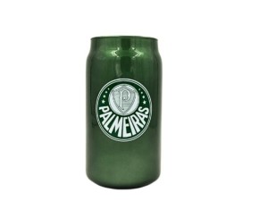 Copo de Vidro 450ml Palmeiras - JW701337-3 Mileno 