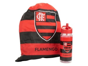  Squeeze Plástico com Bolsa Flamengo 450ml – EAS026-5 Mileno 