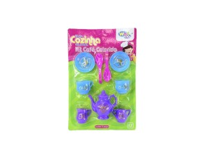 Kit Café Colorido com 9 Peças – WB11997 Well Kids