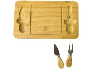 KIT TABUA P/QUEIJO 30X18 CM TQ-004