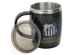 Caneca c/ Tampa Santos 450ml – QH002AZ-4 