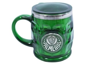 Caneca de Plástico Palmeiras 500ml – QH021Z-3 