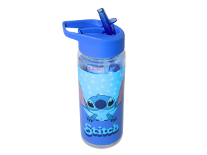 Garrafa de plástico 450 ml com mochila stitch – deas026-st1 (aloha)