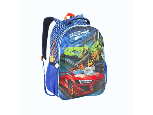 Mochila de costas infantil para meninos - carros - seanite