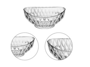 Centro de Mesa de Cristal 28x15x13,5cm – 220815 