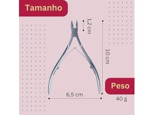 Alicate para Cutícula - MG-9490 Megagift 