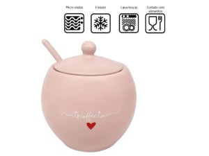 Açucareiro Rosa Lamour 350ml – PCLN176/RS Hauskraft 