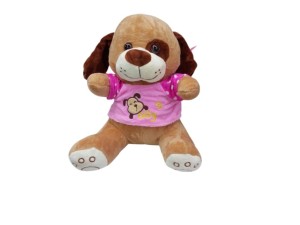 Cachorro de Pelúcia com Camiseta 26cm – CH1955 