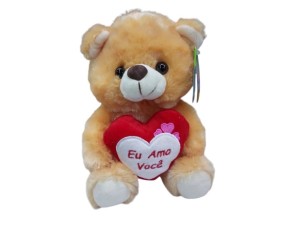 Pelúcia Urso com Coração FC2598 | Carinho e Ternura em um Presente Especial


