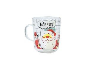 Caneca de Natal de Vidro 250ml – UCO956