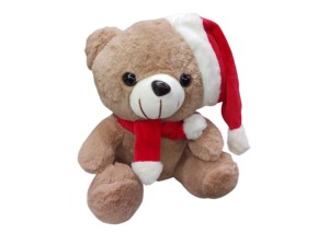 Urso de Pelúcia com Gorro 24cm – NT147-28