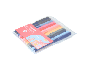 Kit c/12 canetinhas coloridas - yin's