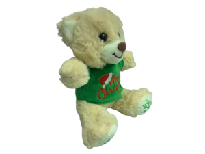 Urso de Pelúcia Natal 14x18cm – NT029-17 Tuka Toy 