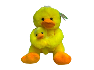 
Pato com Filhote de Pelúcia 20x24cm – VTK-H2013-25U Tuka Toy 