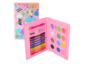 Estojo de artes para meninas com 24 peças - union