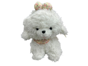 Cachorro de Pelúcia com Laço 21x40cm – VTK-71008-45U Tuka Toy 