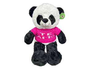 Urso Panda de Pelúcia com Blusa 19x38cm – VTK-33-22356-60U Tuka Toy 