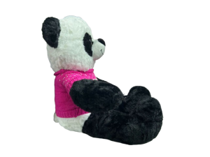 Urso Panda de Pelúcia com Blusa 19x38cm – VTK-33-22356-60U Tuka Toy 