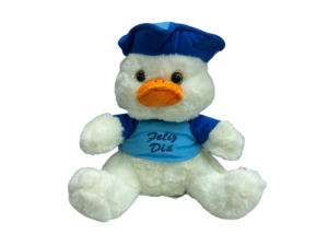 Pato de Pelúcia com Chapéu 18x20x26cm – 33-22366-30 Tuka Toy 