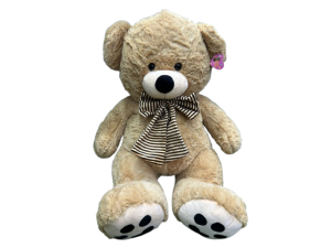 Urso de Pelúcia com Laço Listrado 57x54x73cm – CH1940 Sunn Toys 