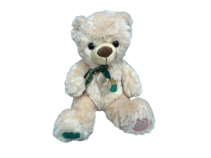 Urso de Pelúcia com Laço 20x22x29cm – 66-6765-30 Tuka Toy 