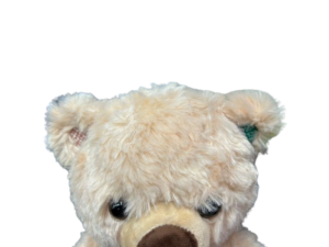 Urso de Pelúcia com Laço 20x22x29cm – 66-6765-30 Tuka Toy 