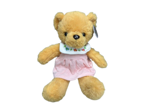 Urso de Pelúcia com Vestido 16x19x37cm – 33-22323-40 Tuka Toy