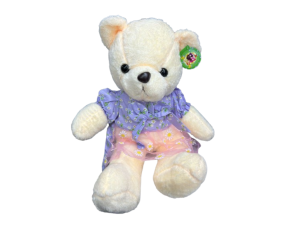 Urso de Pelúcia com Vestido 20x10x48cm – 0699-74 Tuka Toy 