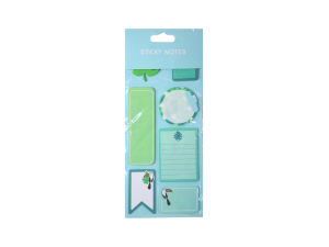 Kit stick notes tons de verde