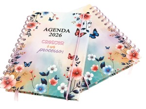 Agenda espiral 168 folhas sxfs-14396