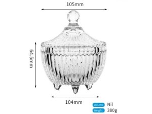 Bomboniere de vidro, pote de vidro para doces, bomboniere transparente, pote para balas, pote vidro organizador, recipiente de vidro