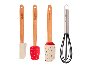 Kit c/4 utensilios fofinhos e coloridos - clink