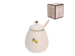 Meleira em cerâmica com tampa - linha bee - hauscraft