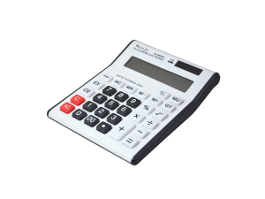 Calculadora eletrônica  12 dígitos branca - moure jar mj-882