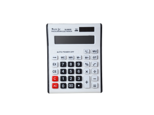 Calculadora eletrônica  12 dígitos branca - moure jar mj-882