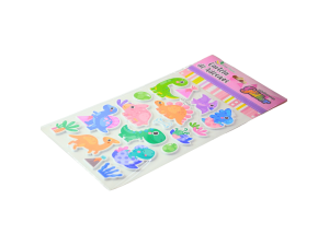 Cartela de adesivos dinossauros com glitter - interpaper - hd871129