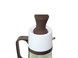 Garrafa c/escova em vidro - amigold