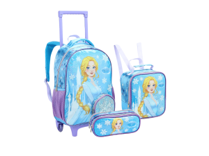 Kit escolar feminino - elsa - seanite