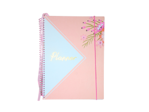Planner feminino floral 96 folhas - interponte - ag22072