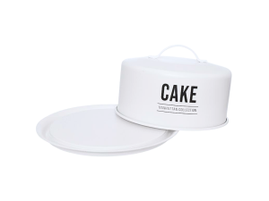 Porta bolo, pâes e doces minimalista  -  preto - (28,5cm)