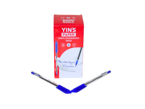 Caneta esferográfica yinlux azul 0.7mm – caixa com 50 unidades yp8148