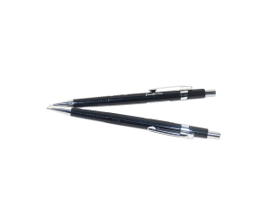 Kit c/12 unidades de lapiseiras técnicas pretas - yin's-yp7325