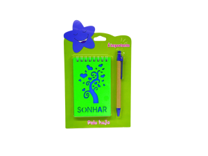 Bloco de anotações com caneta - sonhar - interponte - ha86908